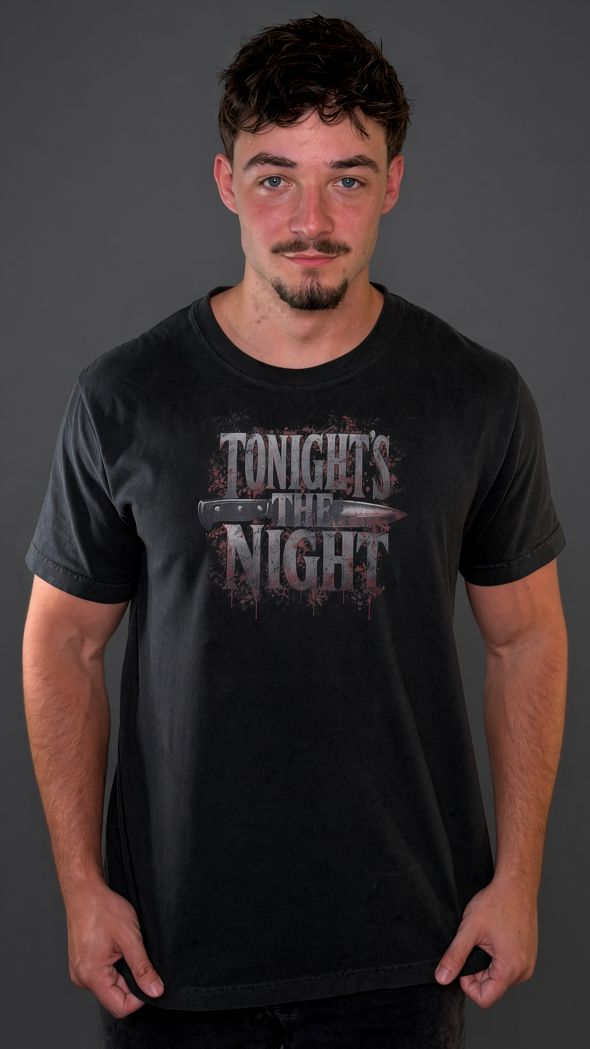 Tonight's the Night Dexter T-Shirt Front Model